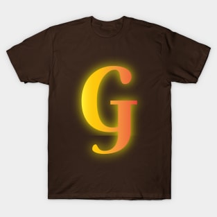 Letter G Letter Art T-Shirt